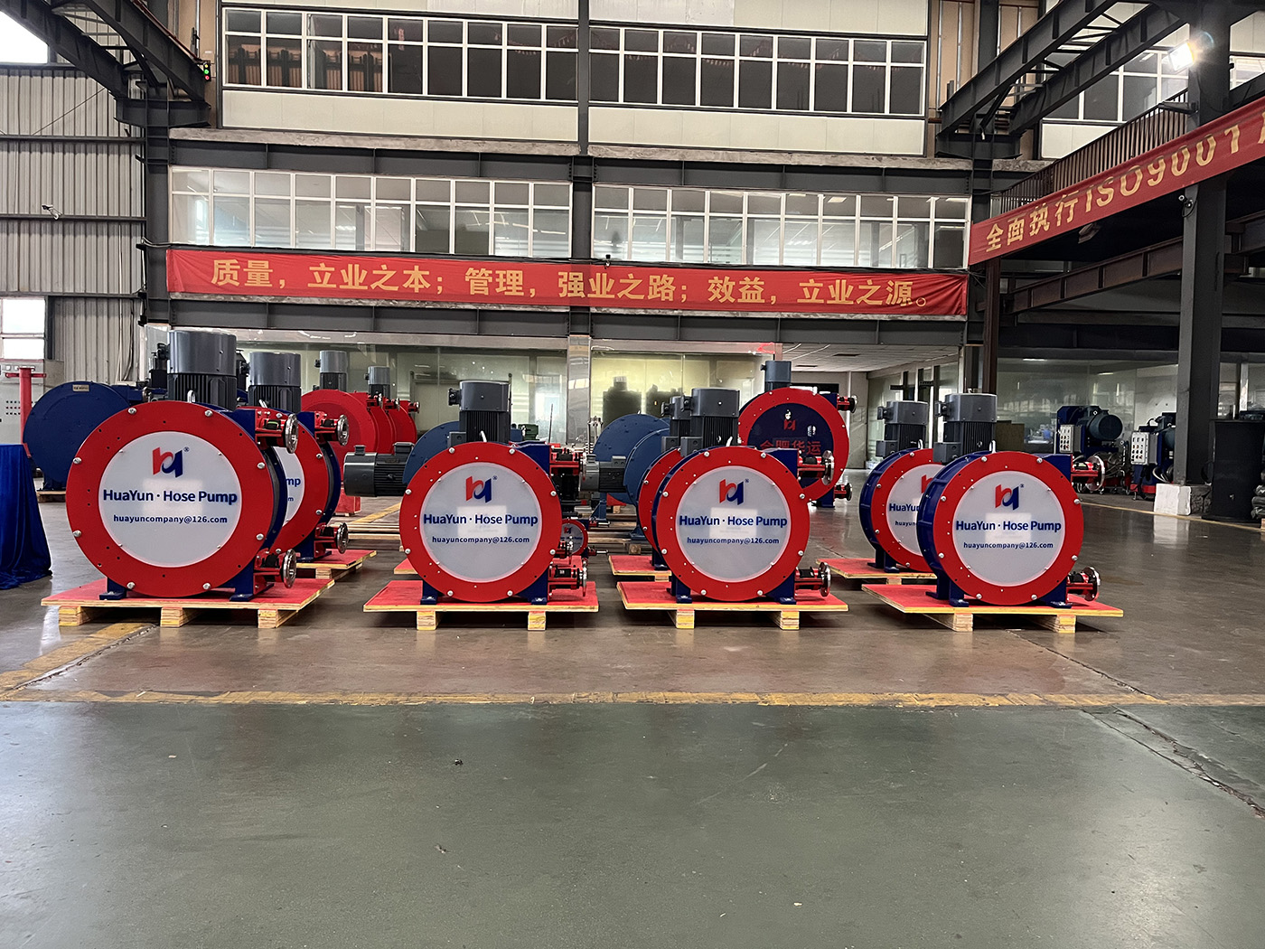 合肥華運機械軟管泵發往巴西，助力當地污水處理提質增效